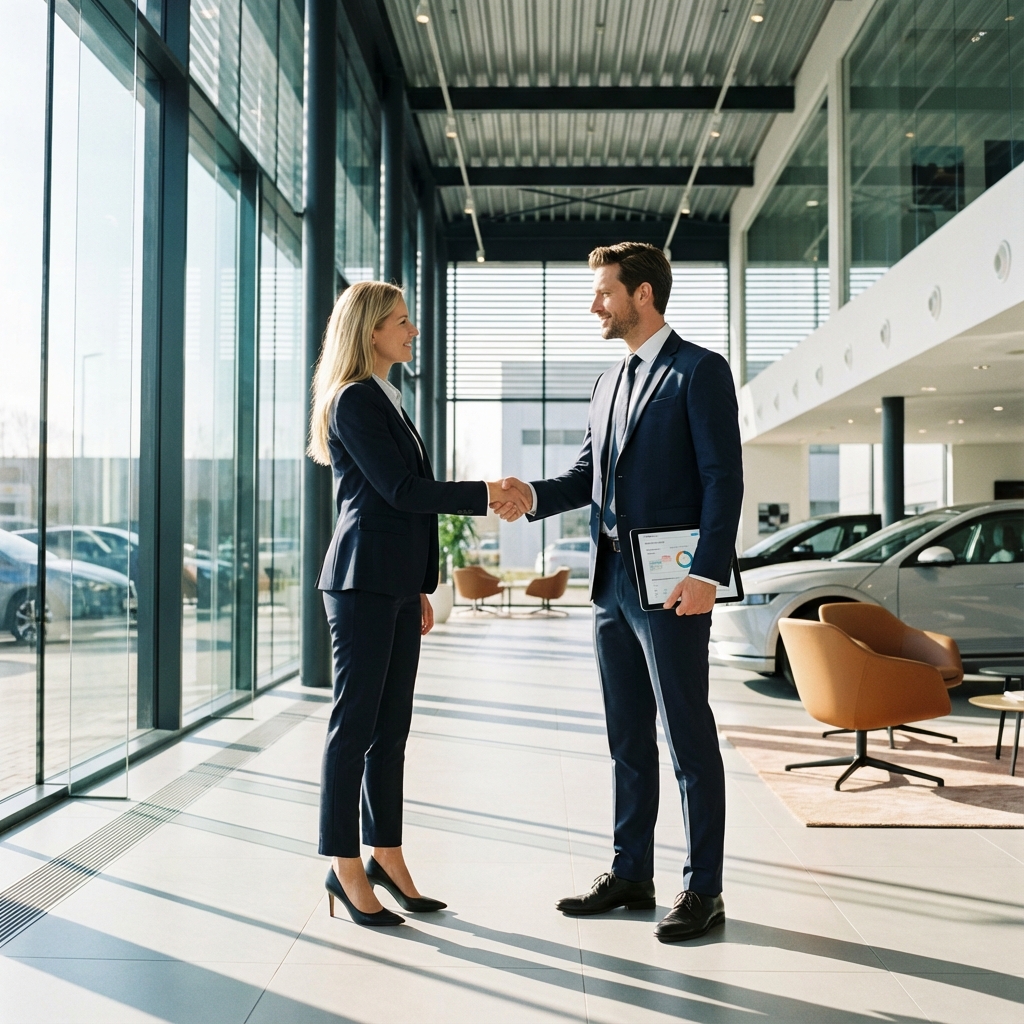 Commercial en rendez-vous client